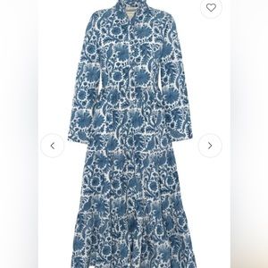 Daydress Dakota Dress - Blue Pheasant Print